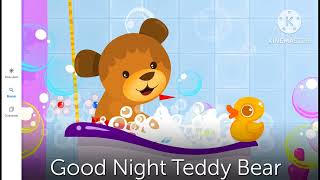 good night teddy bear behind the scenes