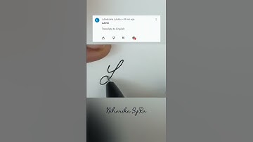 writing your name in cursive - Lubna