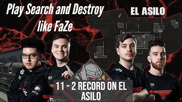 How to Dominate Search and Destroy on El Asilo like Atlanta Faze! Mini Map Review