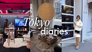 【1週間vlog】YouTube8年で見えた“私の表現”｜フライト前ルーティーンと最近の愛用スキンケア