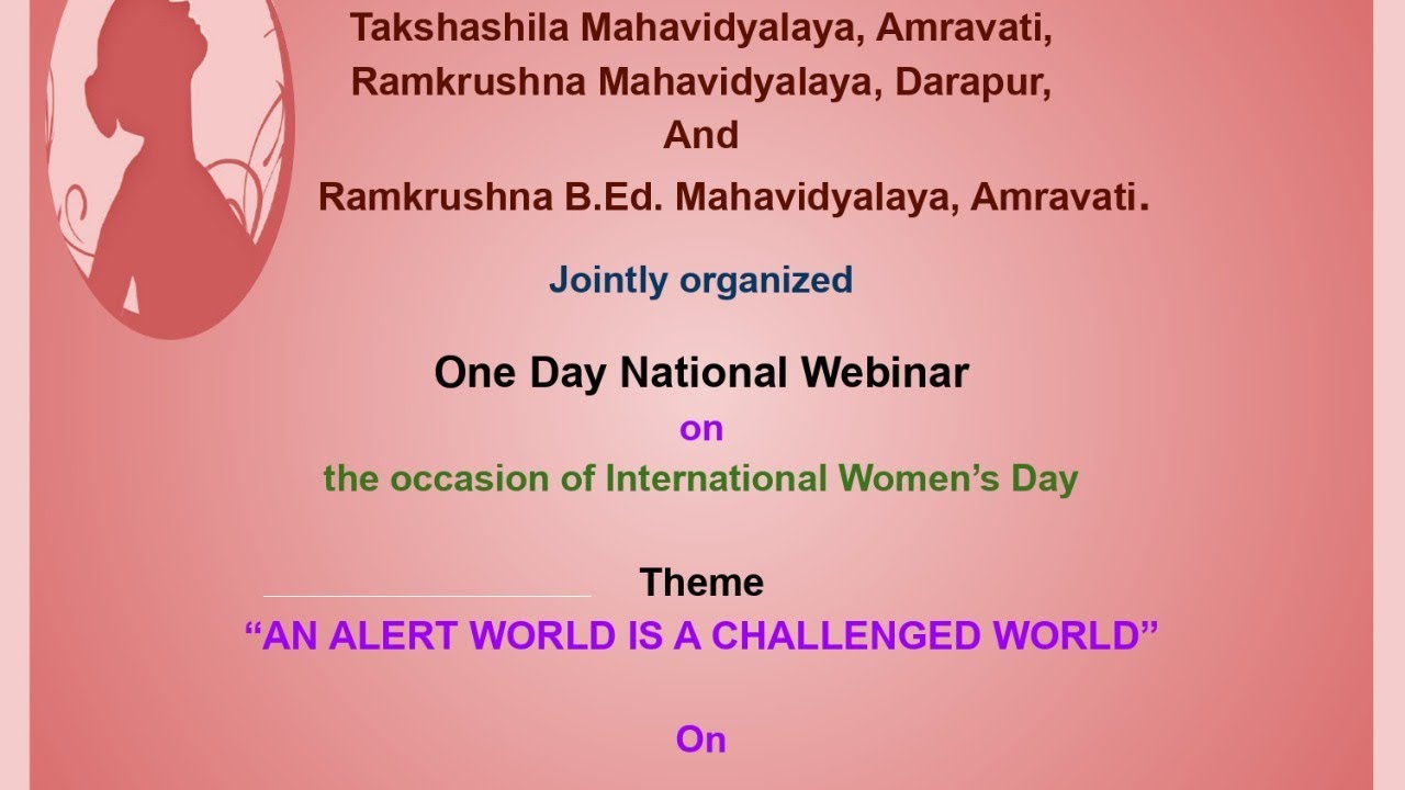 International Womens Day National Webinar - YouTube