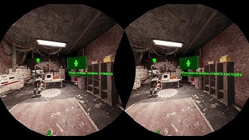 Fallout 4 VR Part 123 - Deposit Weapons for Synths - Headset 3D Cardboard First Time Play