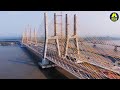 Indias widest bridge  new zuari bridge is completed  inaugurated by nitin gadkari 