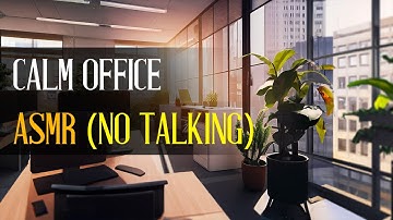 🖨️ Calm Office Ambience ASMR: Keyboard Typing, Clicking, Printer Sounds to Focus & Work (1 HOUR)