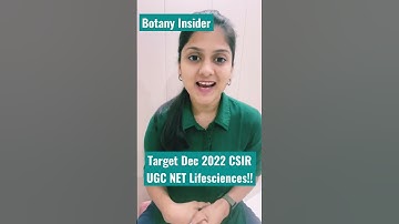 Reminder for Online Course For CSIR UGC NET lifesciences examination !!