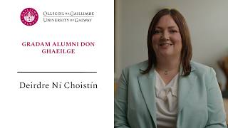Deirdre Ní Choistín | Gradam Alumni don Ghaeilge