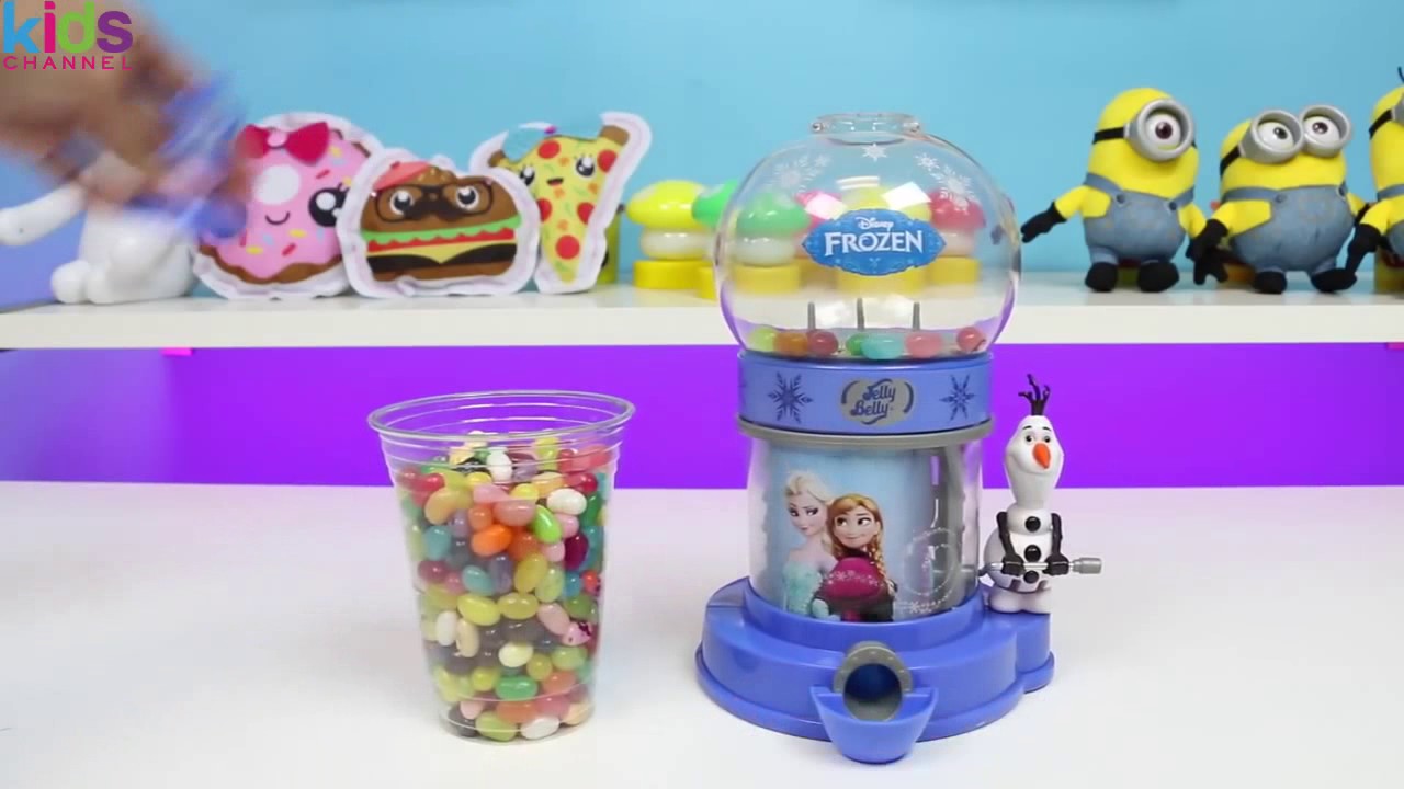 Disney Frozen Jelly Belly Bean Machine Fun Elsa Anna Olaf Themed Candy