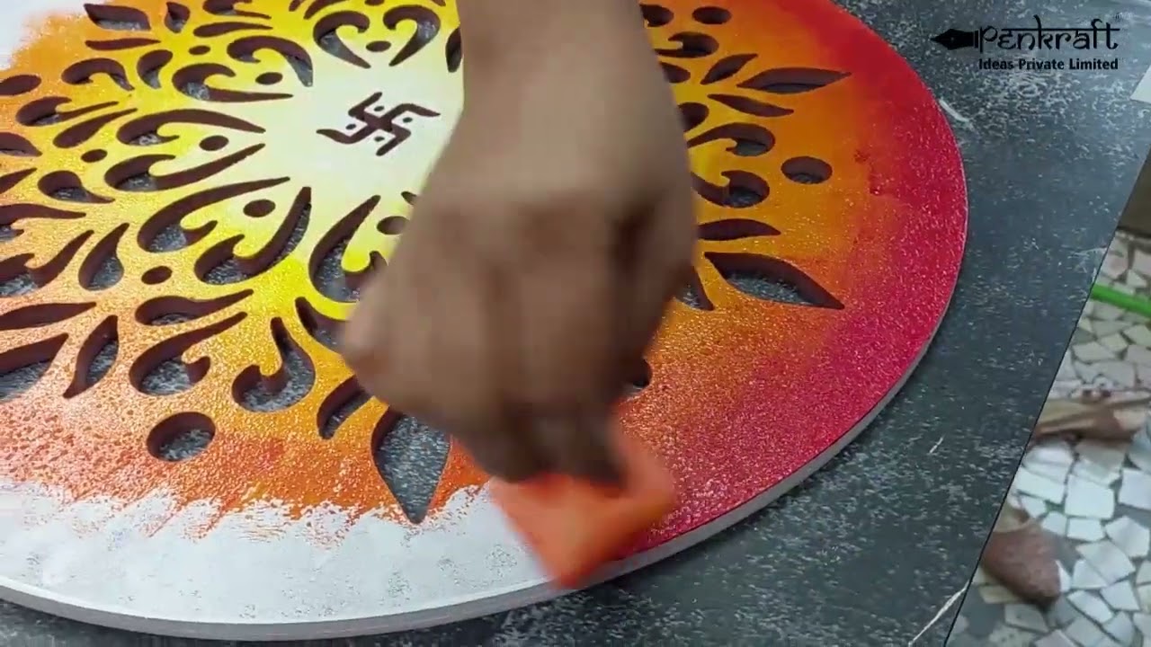 Ganpati Makhar for Ganesh Chaturthi Decoration - DIY Kit by Penkraft