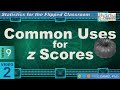 Three Uses for z Scores (9-2)