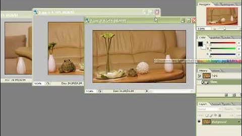 How to create a Panoramic image in Photoshop.