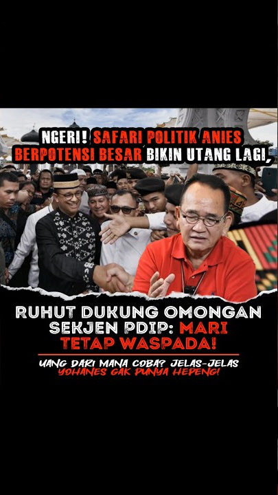 RUHUT SITOMPUL KRITIK ANIES BASWEDAN LAGI...!!! 😱😱😱