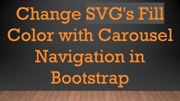 Change SVG