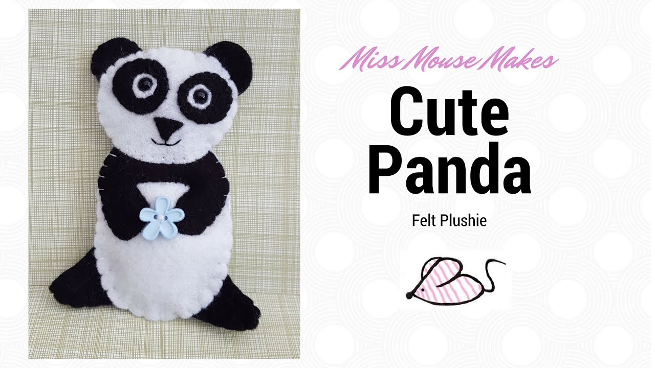 cute panda plushie