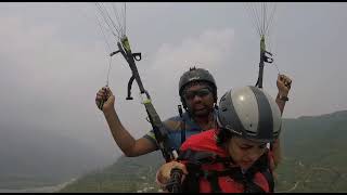 vomiting by Lady passenger while doing paragliding tandem joyride #corbettnationalpark #corbettsafar