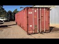 1 x 40 foot sea container sold at wwwgregsonscomau