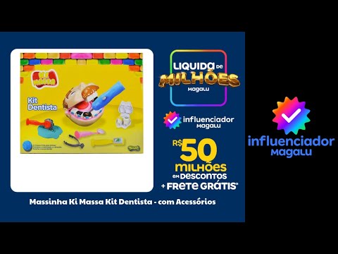 ▶️Massinha Ki Massa Kit Dentista - com Acessórios