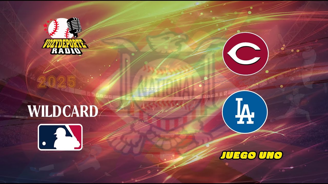 REDS vs DODGERS desde el Dodger Stadium (Wild Card Juego 1)