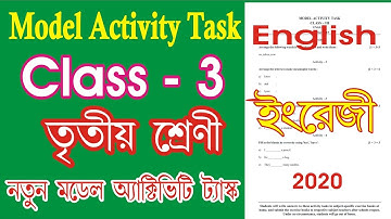 class 3 English model activity task January new l model activity task class 3 english January 2022