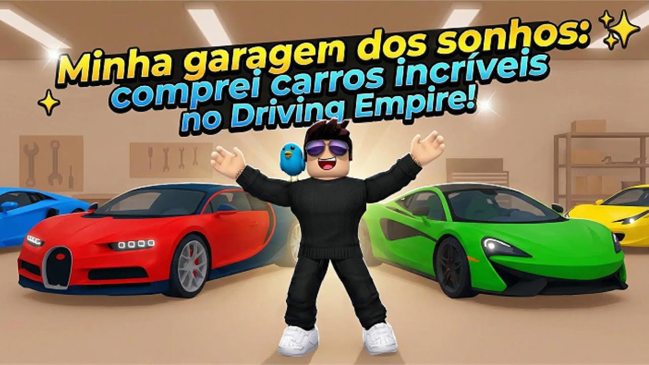 A GARAGEM DOS SONHOS! ✨ Gastei Milhões em Carros Raros no Driving Empire!