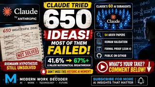 Claude Failed Again and Again. Then Something Changed in Mathematics