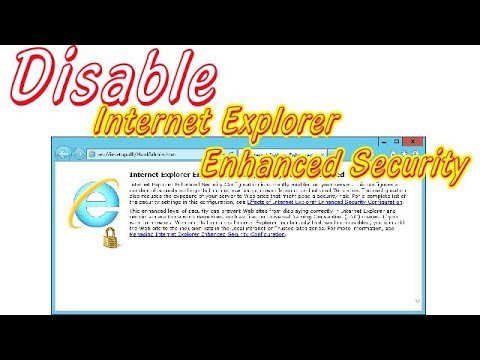 How to turn off Internet Explorer Enhanced Security Configuration in Windows Server