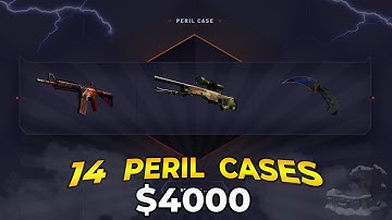 OPENING 14 PERIL CASES ON DATDROP! *DRAGON LORE UNBOXING* ($4000)