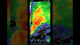 Radar of Clarksville TN Tornado earlier