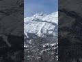 10 seconds of Switzerland nature view. Saas - Fee, Wallis, Switzerland 4K 2023.