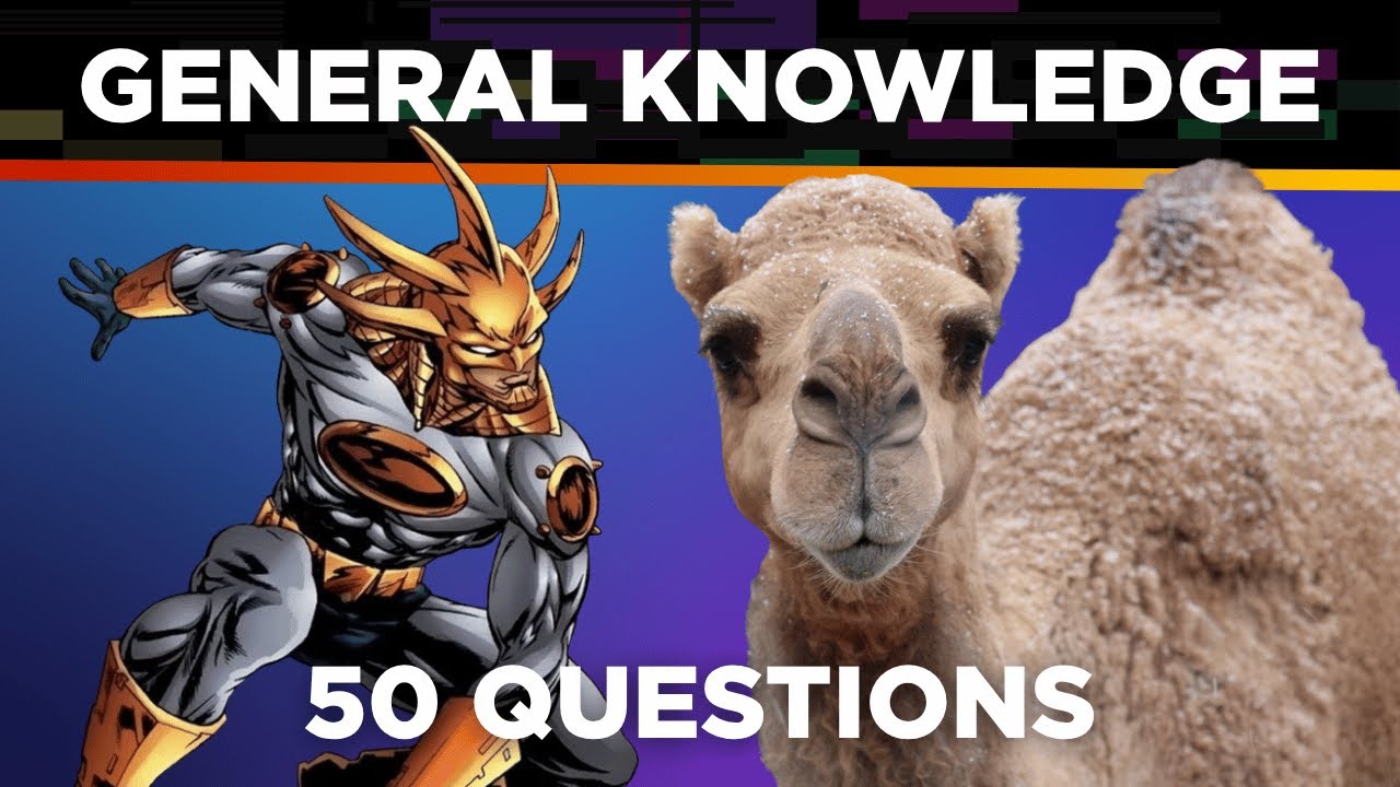 General Knowledge Trivia Quiz  |  50 Questions