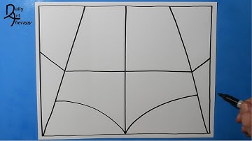 Daily Line Illusion 13 June 2023 / Fabulous 3D Abstract Pattern / Satisfying and Relaxing