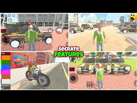 Indian Theft Aura Simulator Biggest Update Army Car Add 🤯 | Army Base Add | Army Car Cheat code  🇮🇳