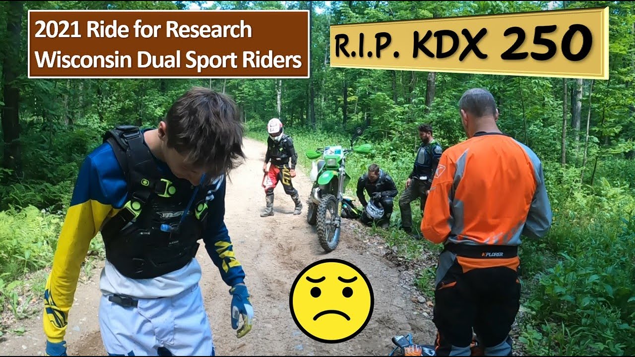 2021 Ride for Research Wisconsin Dual Sport Riders WDSR Wabeno, WI