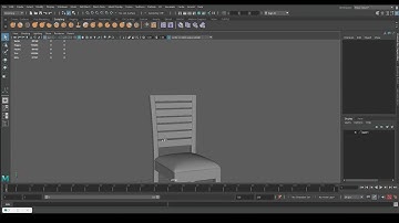 3D chair modeling in Maya// 3d maya tutorial//#3d #3dmodel #3dmodel #shorts #trending