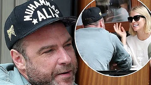 Liev Schreiber, 50, and giddy girlfriend Taylor Neisen, 26, share an al fresco lunch in New York