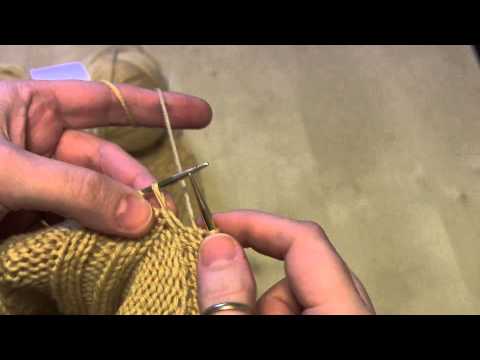 Working wrapped purls--how to hide the evidence!