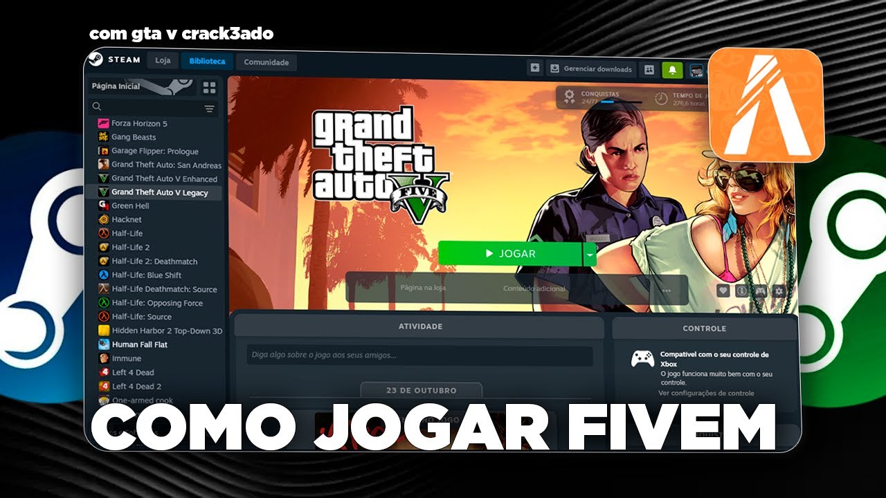 COMO BAIXAR E INSTALAR GTA 5 NO PC DE GRAÇA EM 2025 !!! COMO JOGAR FIVEM DE GRAÇA 2025