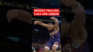 Dillon Brooks trolling Luka and LeBron 😂