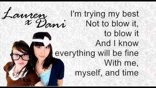 Lauren and Dani Cimorelli - Me, Myself and Time (Lyrics)