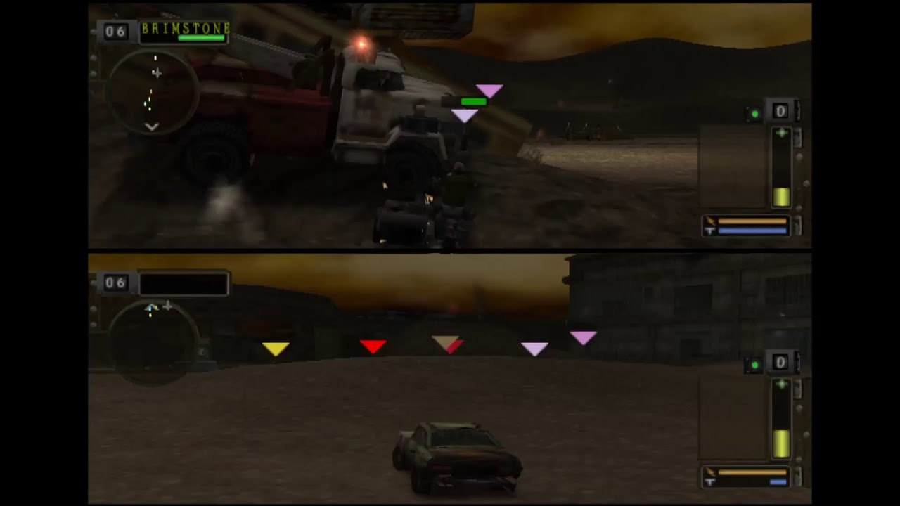 PS2] Twisted Metal Black Gameplay 