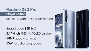 Realme X50 Pro Player Edition - Official Specification | Price In India | Launched