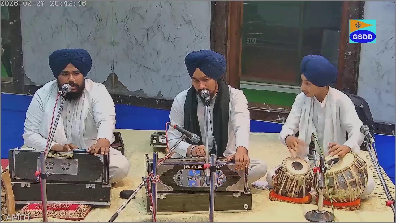 KIRTAN  GURBANI FROM GURDWARA SRI DASHMESH DARBAR GURU TEGH BAHADUR NAGAR SION MUMBAI