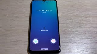 Samsung Galaxy A50 incoming call