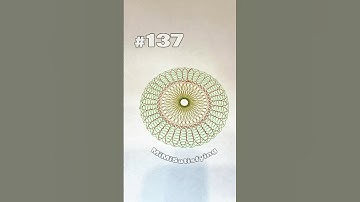 Amazing #spirograph #satisfying #drawing #asmr #pattern #art #viral #fyp #shorts