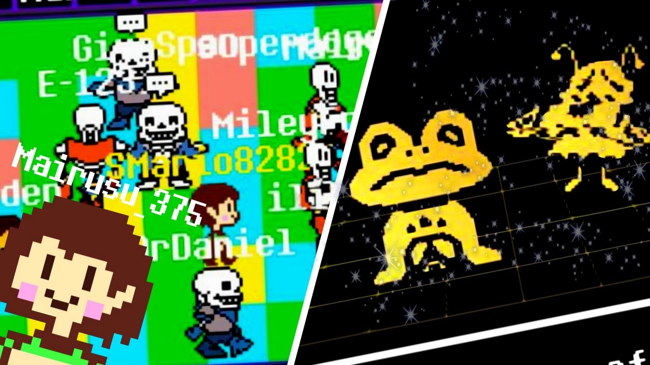 VIP ACCESS ROOM & GOLDEN ENEMIES!!  UNDERTALE ONLINE MULTIPLAYER MMORPG  fangame (Don't Forget) #2 