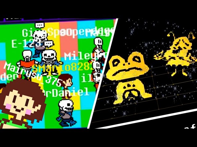 NEW LOCATIONS AND SECRETS!!  UNDERTALE ONLINE MULTIPLAYER MMORPG (Don't  Forget) fangame #3 