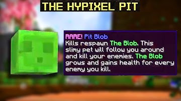 using a blob to cyberbully pit players - Hypixel PVP