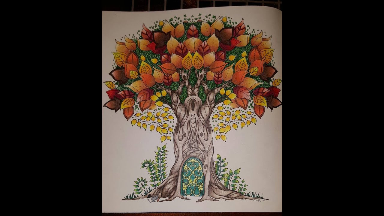 Completed Adult Coloring book pages YouTube