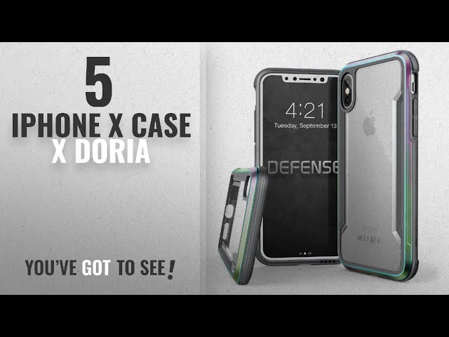 Top 5 IPhone X Case X Doria [2018 Best Sellers]: iPhone X Case, X-Doria Defense Shield Series -