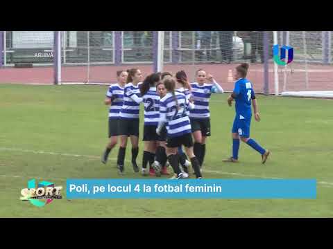 Poli, pe locul 4 la fotbal feminin