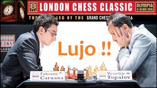 Movimiento de Lujo: Topalov - Caruana. London Chess Classic 2016 screenshot 5